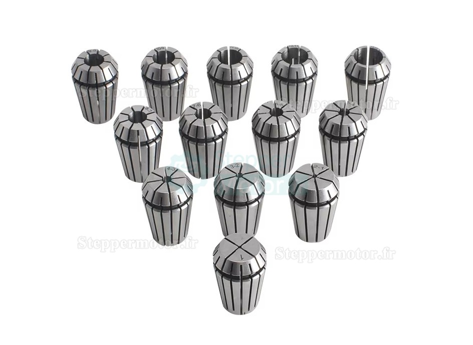 4,5kW 380V Kit moteur de broche refroidi par eau JDG-125S.4.5 + H100-5.5S2/T4-1A avec variateur de fr&eacute;quence et pompe &agrave; eau et 13 pi&egrave;ces pinces ER25 et support